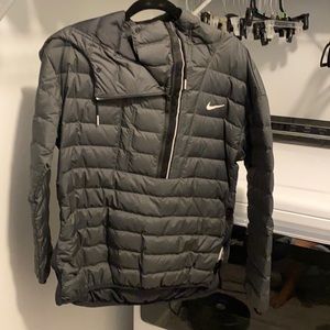 puffy jacket black Nike
